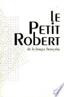 petit Robert 2015