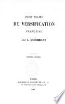 Petit traité de versification française