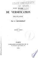 Petit traité de versification française