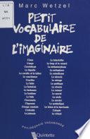 Petit vocabulaire de l'imaginaire