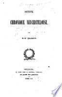 Petite chronique neuchâteloise