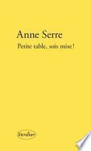 Petite table, sois mise !
