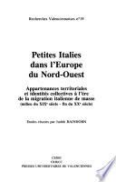 Petites Italies dans l'Europe du nord-ouest