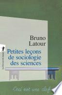 Petites leçons de sociologie des sciences
