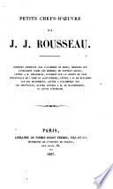Petits chefs-d'oeuvre de J.-J. Rousseau