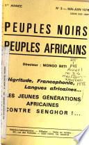 Peuples noirs/peuples africains