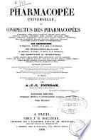 Pharmacopée universelle ou Conspectus des pharmacopées d'Amsterdam, Anvers...