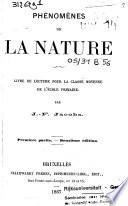 Phénomènes de la nature