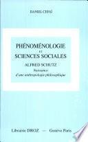 Phénoménologie et sciences sociales
