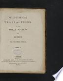 Philosophical Transactions of the Royal Society of London for the Year MDCCCII.