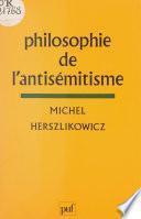 Philosophie de l'antisémitisme