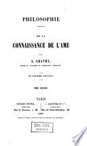 Philosophie de la connaissance de l'âme