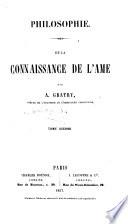 Philosophie : de la connaissance de l'âme