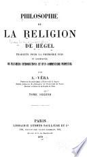 Philosophie de la religion de Hégel