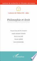 Philosophie et droit