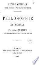 Philosophie et morale