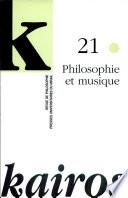 Philosophie et musique