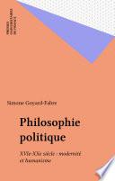 Philosophie politique