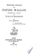 Phonologie détaillée d'un patois Wallon