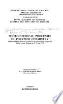 Photochemical Processes in Polymer Chemistry