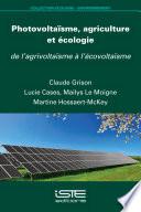 Photovoltaïsme, agriculture et écologie