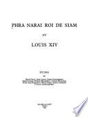 Phra Narai, Roi de Siam et Louis XIV