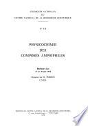 Physicochimie des composés amphiphiles