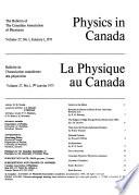 Physics in Canada