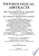 Physiological Abstracts