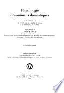 Physiologie des animaux domestiques