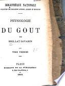 Physiologie du gout