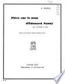 Pièce sur le nom d'Édouard Nanny