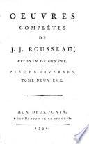 Pièces diverses. 9 v. 1792-1793