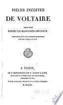Pièces inédites