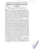 Pièces justificatives. Procès-verbal de M. le Juge de Paix du canton de Montfaucon [affaire Jean Courbon].