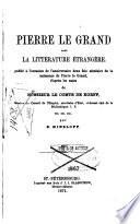 Pierre Le Grand dans la littérature étrangère