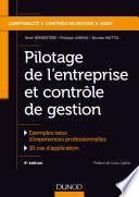 Pilotage de l'entreprise et contrôle de gestion - 6e éd.