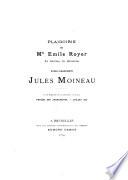 Plaidoirie de Me Émile Royer du Barreau de Bruxelles pour l'anarchiste Jules Moineau