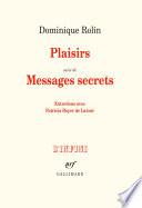 Plaisirs / Messages secrets