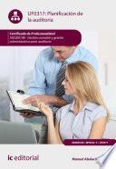 Livre Planificación de la auditoría. ADGD0108