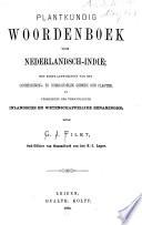 Plantkundig woordenboek voor Nederlandsch-Indie