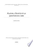 Platon, l’Égypte et la question de l’âme