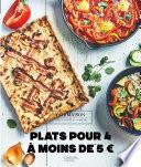 Plats pour 4 à moins de 5 euros
