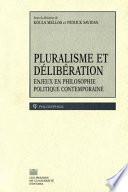 Pluralisme et délibération