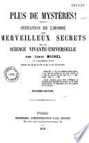 Plus de mystères !