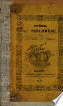 Poème. S.te. Philomène