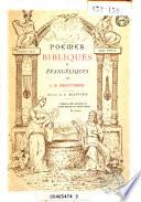 Poèmes bibliques et évangéliques