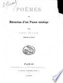 Poèmes et rèveries d'un paien mistiq[u]e