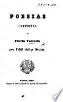 Poesias compostas da F. V. per l'ütil dellas scolas