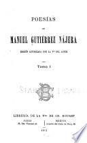 Poesías de Manuel Gutiérrez Nájera